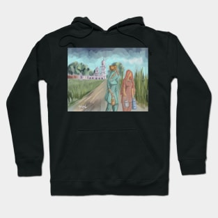 Punjabi village girls Hoodie